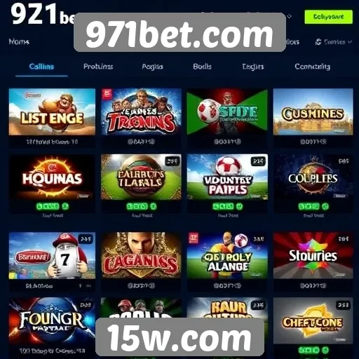 Avaliação das opções de jogos em 971bet.com